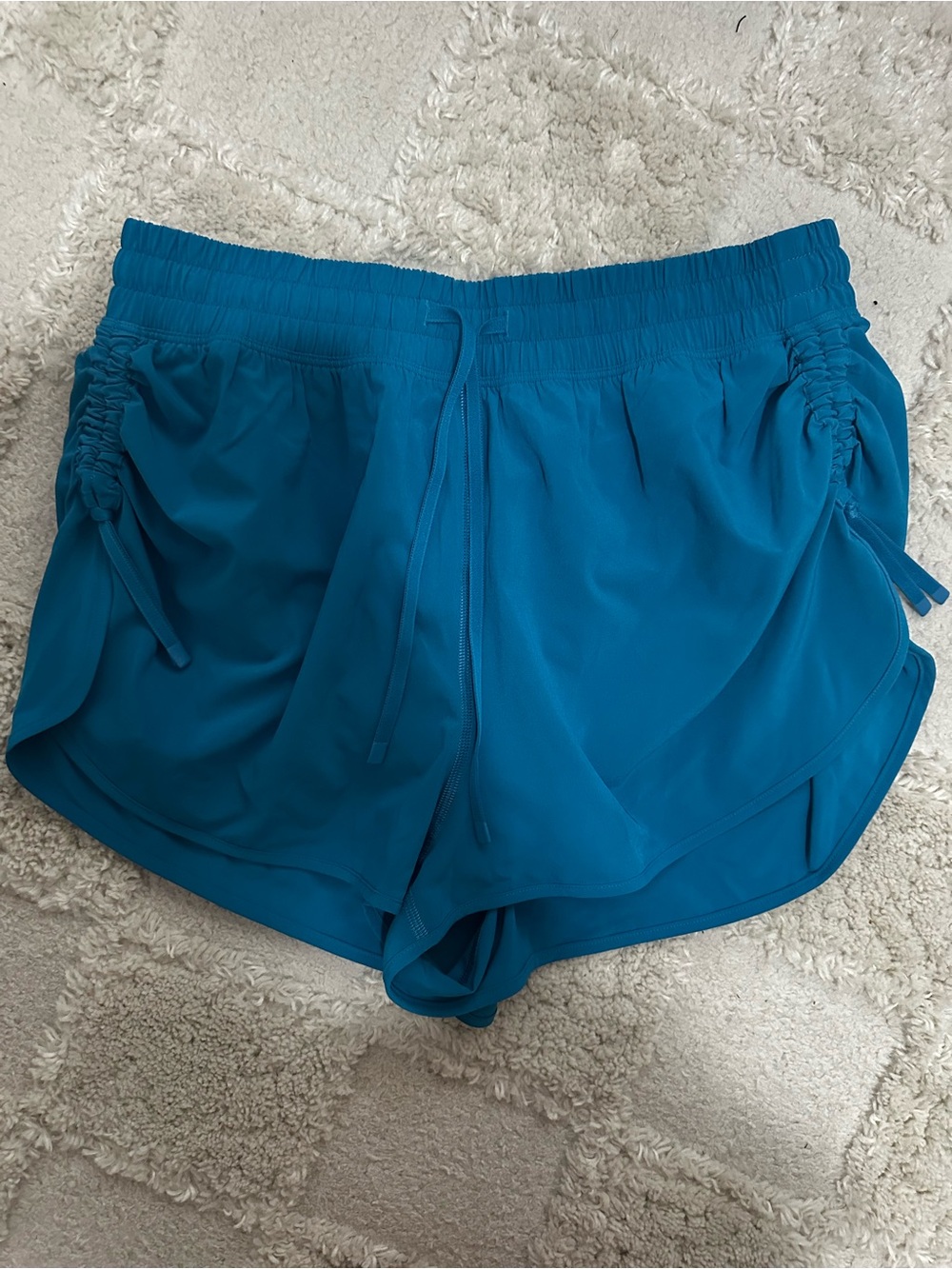 lululemon athletica Bright Teal Blue Women's Running Shorts